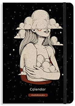 Matabooks – Nachhaltiger A5 Kalender/Jahresplaner/Organizer/Terminkalender aus Graspapier – Samaya (Embrace)