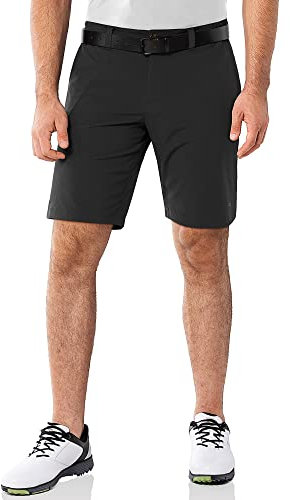 33,000ft Pantalones Cortos de Golf, Pantalones Cortos para Deportes al Aire Libre, Pantalones Cortos de Senderismo Ligeros con Protección Solar UPF 50+ de Secado Rápido, Negro 34