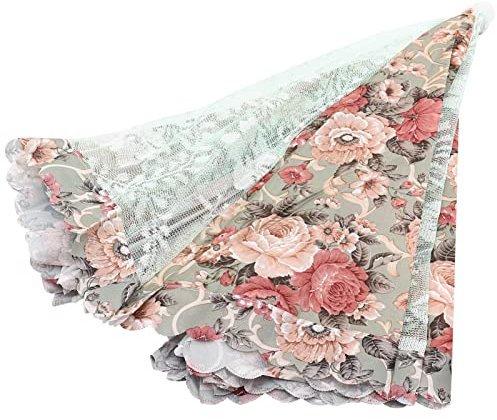 Zerodeko Polyester Food Cover Foldable Round Food Tent for Dinner Table Made of Polyester Material