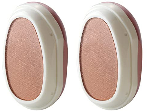 FRCOLOR 2stücke Nano-glas Fußpflegewerkzeug Exfolierendes Fußpeeling-tool Pumice-stein Für Abgestorbene Haut Tragbar Und Langlebig Gold Für Fußpflege Zu Hause