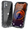 EFFUN Waterproof Case for iPhone 12 Mini, IP68 Full Coverage Protective Waterproof/Shockproof/Dustproof Phone Case with Built-in Screen Protector for Apple iPhone 12mini 5.4 Inch(Black)