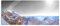 Pixxprint Glasbild Panorama, Wandbild aus Echtglas, Zugspitze im Sonnenlicht, 120x50 cm, inkl. Aufhängung und Abstandshalter