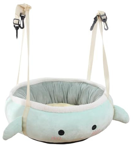 Gralara Cat Hammock Hanging Pet Bed Cat Nest Cat Sleeping Bed for Climbing Indoor Outdoor, Dinosaur Large