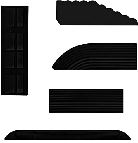 Küchenschwellenrampe für Saugroboter, Schwarz