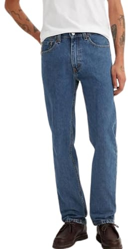 Levi's Herren Jeanshose 505 mit Reißverschluss, Regular Fit, Medium Stonewash, W36/L32