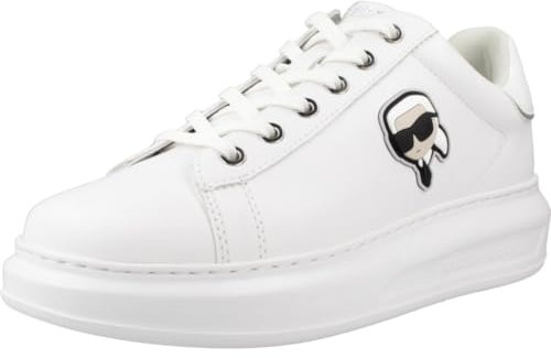KARL LAGERFELD Baskets Basses Femme, Blanc, 8 UK