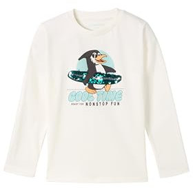 TOM TAILOR Jungen Kinder Longsleeve mit Pailletten, 12906 - Wool White, 116/122