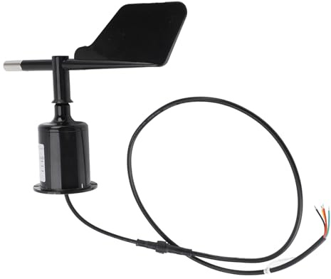 Strumento Anemometro con Sensore di Direzione del Ad Alta Precisione da 360 Gradi per Giardino Adatto per la Misurazione della Direzione del Nei Giardini Serre