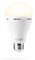 NEBO Blackout Backup - Notfall-LED-Glühbirne E27- Mit Aufladbarer Interner Batterie für bis zu 12 Stunden helles Licht - Inklusive Aufhängehaken