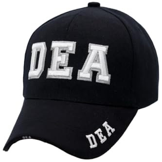 SINABIN Baseballkappe mit Aufschrift Law and Order Title, bestickt, Dea, Einheitsgröße