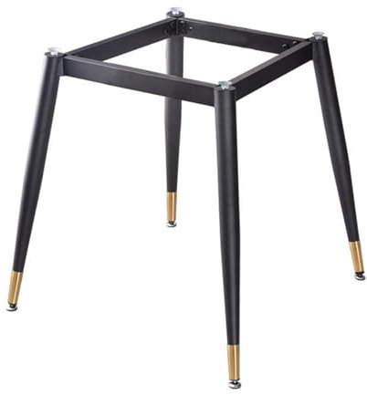 Pieds de table de salle à manger en fer robuste - Pieds de table industriels en métal avec ventouses - Base de table moderne pour marbre/verre - Pieds de meubles pour la maison, la cuisine, le bureau