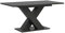 xonox.home Wohnen Motion Esstisch Esszimmer Tisch in grau Nb. X-Gestell in grau Nb. ca.150-190x76x90 cm