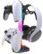 GETBSTOOP - Soporte de controlador, soporte para auriculares, soporte para mando de juego para (Xbox) Ps5 Ps4 Switch con 9 modos de iluminación, accesorios de juego de escritorio universales RGB para