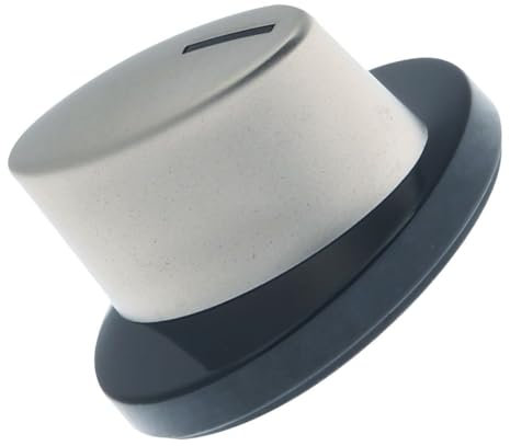 sparefixd Suitable for NEFF Hob Control Knob Dial Silver & Black