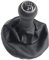 Für VW Für Polo 6N Für G&olf 3 Für VENTO 4 Für CADDY Für LUPO 6X1 12MM Auto Schaltknauf Hebel Boot Schaltknauf Schalthebel Hebel(Schwarz)