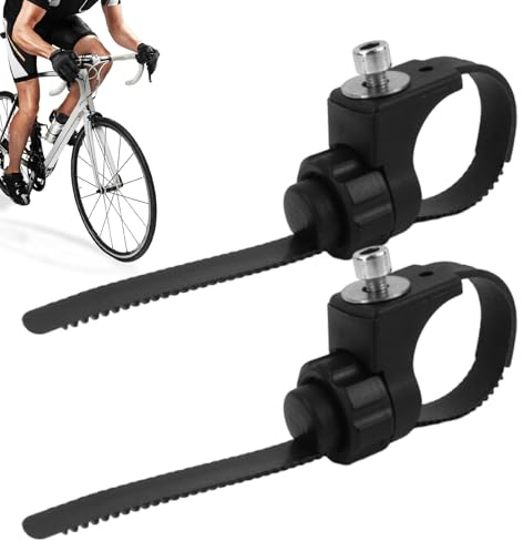 Whnbuij Fahrradschutzblech zur Rahmenmontage, Adapter zur seitlichen Schraube für Fahrrad, 2 Stück Schutzbleche vorne / hinten, verstellbar mit Kabelbindern und Halterung für Mountainbike E