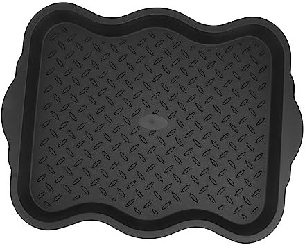 Operitacx 1 Pieza Bandeja De Zapatos Bandeja Para Zapatos Pequeña De Servicios Públicos Pequeña Para Alfombrilla Botas Páginas Negro