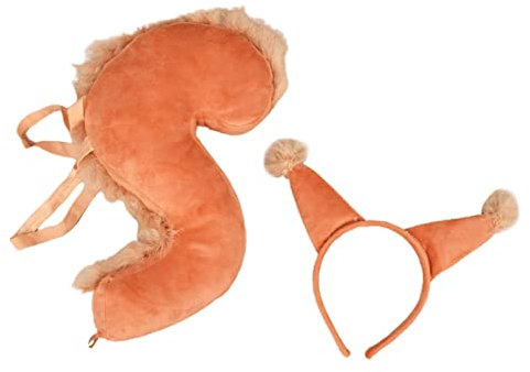 Hattba Cosplay-Ohren-Form, Haarreif und Schwanz, Anzüge für Kinder, Tierkostüm, Neuheit Zubehör für Halloween-Party