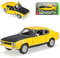 alles-meine.de GmbH Ford Capri RS2600 Coupe Gelb mit Motorhaube in Schwarz 1. Generation 1968-1973 1/32 Burago Modell Auto mit individiuellem Wunschkennzeichen