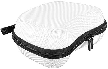 Chiyyak Case di Protezione del Gamepad, Protezione Portatile Gamepad Portante con Shell Duro Forte Compatibile con Shell Bianco con Cerniera Nera