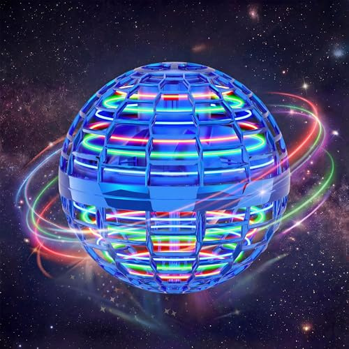 TrysGame Flying Orb Ball，Indoor&Outdoor of Them Can Be Used Flying Toys for Kids，Colorful Stunts Boomerang Ball，Birthday for 6 7 8 9 10 11 12+ Year Old Boys Or Girls（Blue）