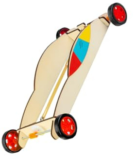 Hrtyvhin Rubber Band Powered Car Model Science Educational Toy Rubber Band Propelled Vehicle Hands on Assembly for Kids Teens Kids