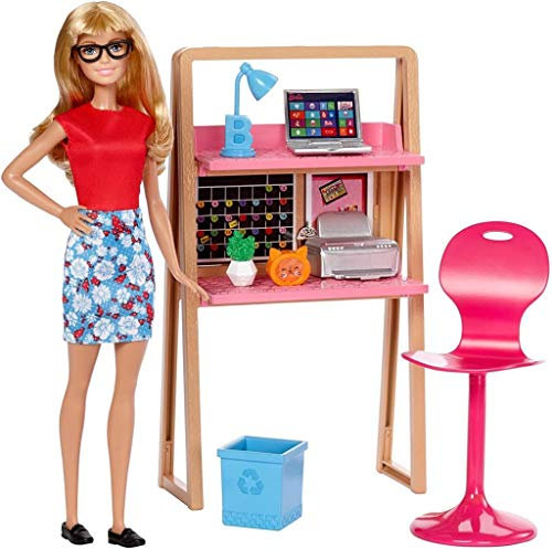 Barbie - DVX52 - Poupée - Le Bureau