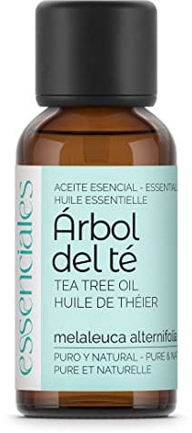 Essenciales - Aceite Esencial de Árbol de Té BIO, 100% Puro y con Certificado ECOLÓGICO, 30ml | Aceite Esencial Melaleuca Alternifolia - Tonificante, Antiséptico y Antifúngico