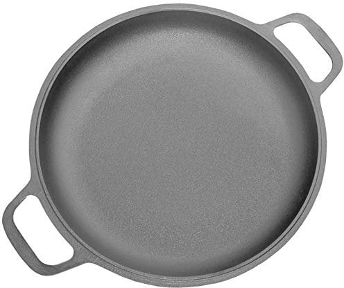 Poêle à frire en fonte avec couvercle universel Ø 20 cm Compatible induction 200 mm