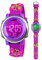 Kleinkind Kinder Digitaluhren für Mädchen Jungen,3D Cute Cartoon 7 Farblichter wasserdichte Sport Elektronische Armbanduhr mit Alarm Stoppuhr für 3-10 Jahre Kinder (Schmetterling-Lila)