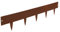 bellissa – Rasenkante Spina Corten-Stahl 103x16cm, Nutzlänge 10m - Rasenbegrenzung aus Metall für saubere Rasen- & Beetabgrenzung - Beeteinfassung Kante mit Schraubverbindung robust & langlebig