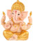 Cabilock Gold Hindu Elefant Gott Figur Figur Elefant Gott Statue Buddha Elefant Skulptur Hinduismus Elefant Tisch Ornament für Home Car Office Desktop 10.