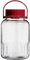 Large Glass Storage Jar with Lid Airtight Food Drink Pickle Preserve (4 Litre)