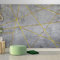 YXTSmurals Fototapete Selbstklebende 3D Effekt Gold Grau Textur 3D Tapete Wandtapete Art Poster Wohnzimmer Kinderzimmer Tv Hintergrund Wanddeko Wandbilder
