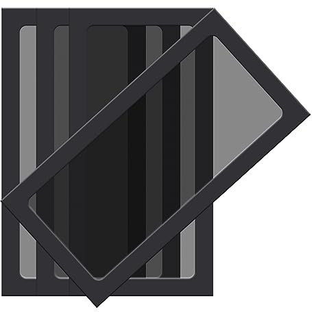 BRIEFCEC Magnetic Dust Filter 240mm Mesh Magnetic Frame Ultra Fine Computer PC Case Fan Dust Proof Filter Cover Grills 80 Mesh Nylon Filter for PC Power Modem Routers(NYLON, 4Pack, Black)