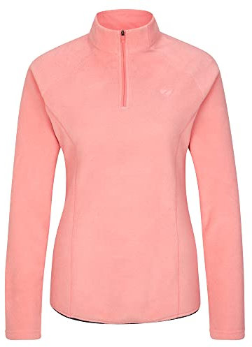 Ziener Damen JEMILA Skipullover, Skirolli, Funktions-Shirt | Langarm, atmungsaktiv, Fleece, warm, pink Vanilla, 38