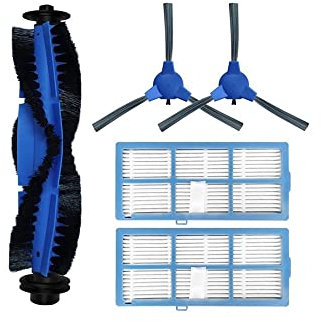 AYBAL Pièces d'aspirateur robotique Proscenic 850T Rouleau Principal Brosse latérale Filtre Hepa Chiffon de vadrouille Accessoires de Remplacement Kits de Rechange (Color : Set G)