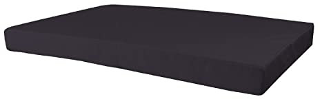 MyVorrei Sitz- oder Rückenkissen für Sessel für den Außenbereich und Garten, 80 x 120 cm, Dicke 10 cm, abnehmbarer Bezug mit Reißverschluss, Bezug 100 % Polyester