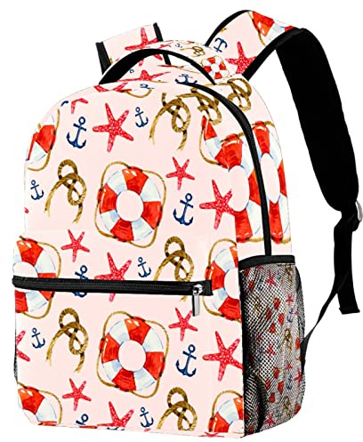 Seil- und Rettungsring-Laptoptaschen, Schulrucksäcke, Büchertaschen, lässig für Reisen, Studenten, Arbeit