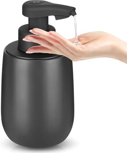 Phneems Seifenspender Automatisch Elektrischer Automatischer Soap Dispenser No Touch Sensor Seifenspender Aus Harz Sp¨¹lmittelspender K¨¹Che Bathroom Duschgel Shampoo Spender Grau