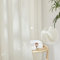 KGORGE Extra Lange Gardinen Wohnzimmer Boho Leinen Ösenvorhang 2er Set Vorhänge Halbtransparent Leinenoptik Linen Curtains for Living Room, 260cm x 140cm(HxB), Hellbeige