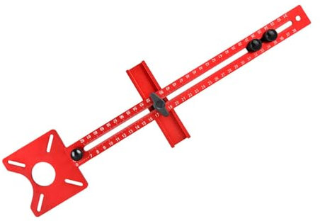 Sharplace Kreisschneider-Vorrichtung für die Holzbearbeitung, für Trimmmaschinen, Aluminiumlegierung, für, einfache Installation, verstellbares