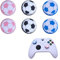 6 Stück Thumbstick Kappen Grip Set Caps für PS5 PS4 Xbox 360 Xbox One Controller,Zubehör Sticks Joystick Schutz Stick Aufsätze,Basketball Thema,Thumbstick Caps Grip