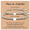 SUNSH Oma Enkelin Armband Geschenke für Oma von Enkelin Armbänder Großmutter Geschenk zum Geburtstag Muttertag Weihnachten Besondere Geschenkideen Herz Schumuck Frauen Schmuckset für 2 Damen
