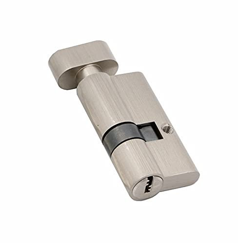 Profilzylinder Mit SchlüSseln,TüRzylinder 1 stück Türzylinder 60 65 70 75 80 85 90mm Sicherheit Kupferschlosszylinder Der Schlüssel zum Innenraum Führen Sie Lock Big Gourd Type 5Keys durch(80mm 40 add