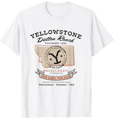 Yellowstone 6e génération Dutton Ranch T-Shirt