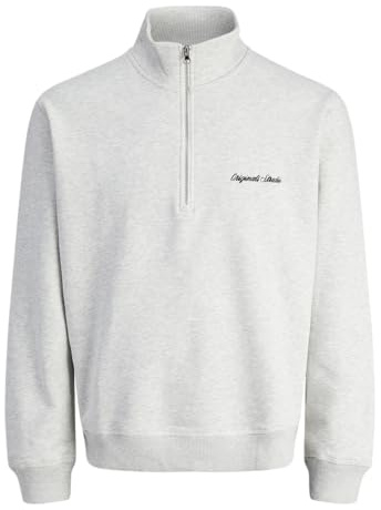JACK & JONES Male Sweatshirt mit halbem Reißverschluss Sweatshirt mit halbem Reißverschluss