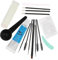 Healvian 1juego Kit Completo De Tinte Para Cejas y Pestañas Gel Para Cejas Marrón Para Maquillaje De