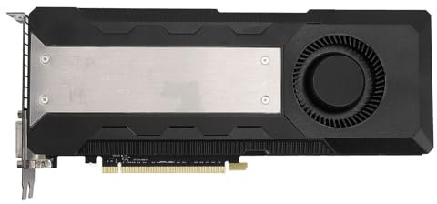 Zunate K6000 Grafikkarte, 12 GB GDDR5 384bit Video Graphics Card 2880 Cores, PCI Express 3.0 X16, 2 X DisplayPort, 2 X DVI, für 3D -Modellierungsrendern mit Dem Cooling -Lüfter