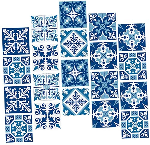 HOMSFOU 10 Stücke Abnehmbare Pvc Fliesen Aufkleber Selbst Klebe Aufkleber Für Küche Badezimmer